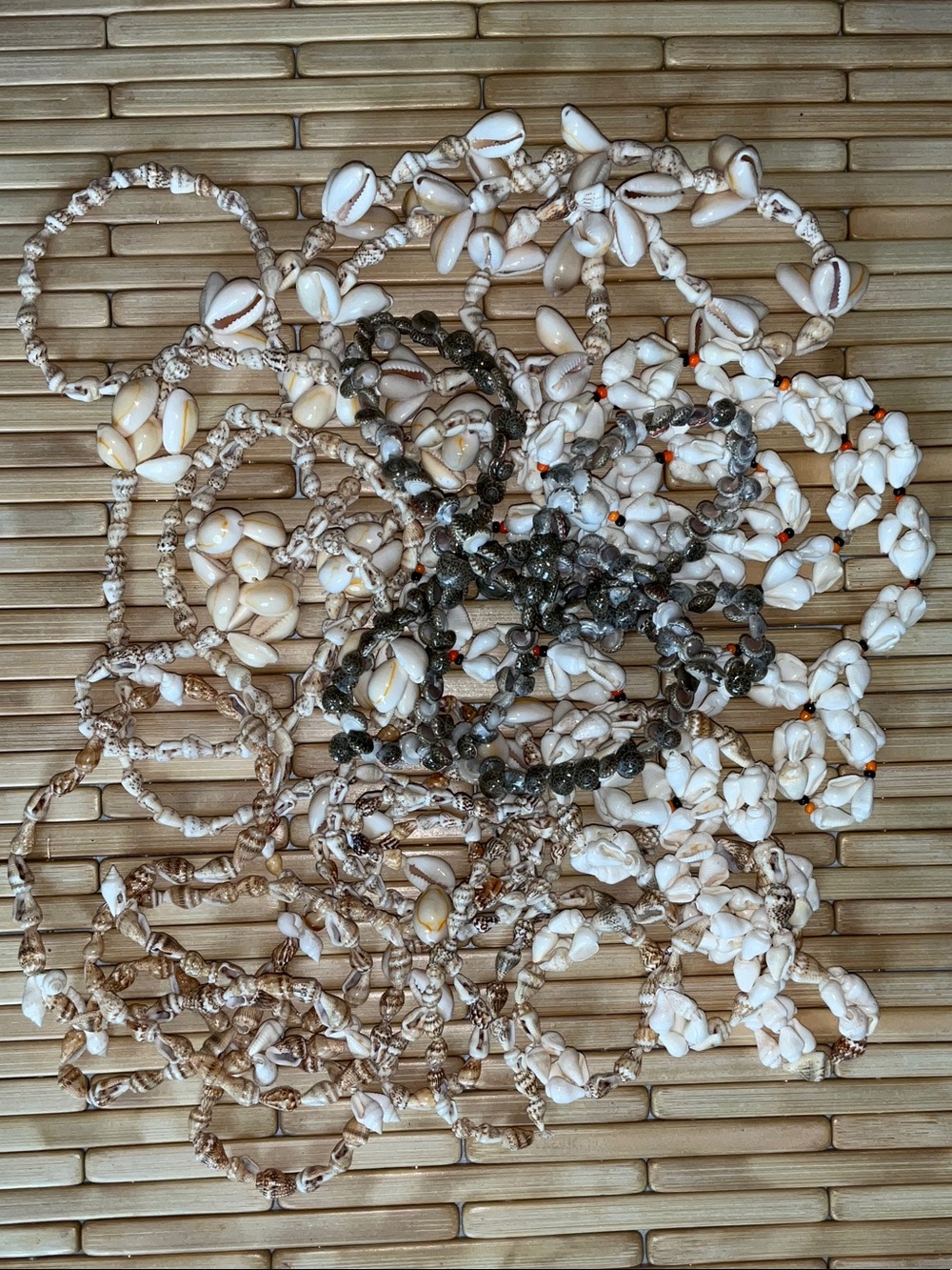 7 Handmade Multi-Strand Shell Necklaces - Picture 9 of 9